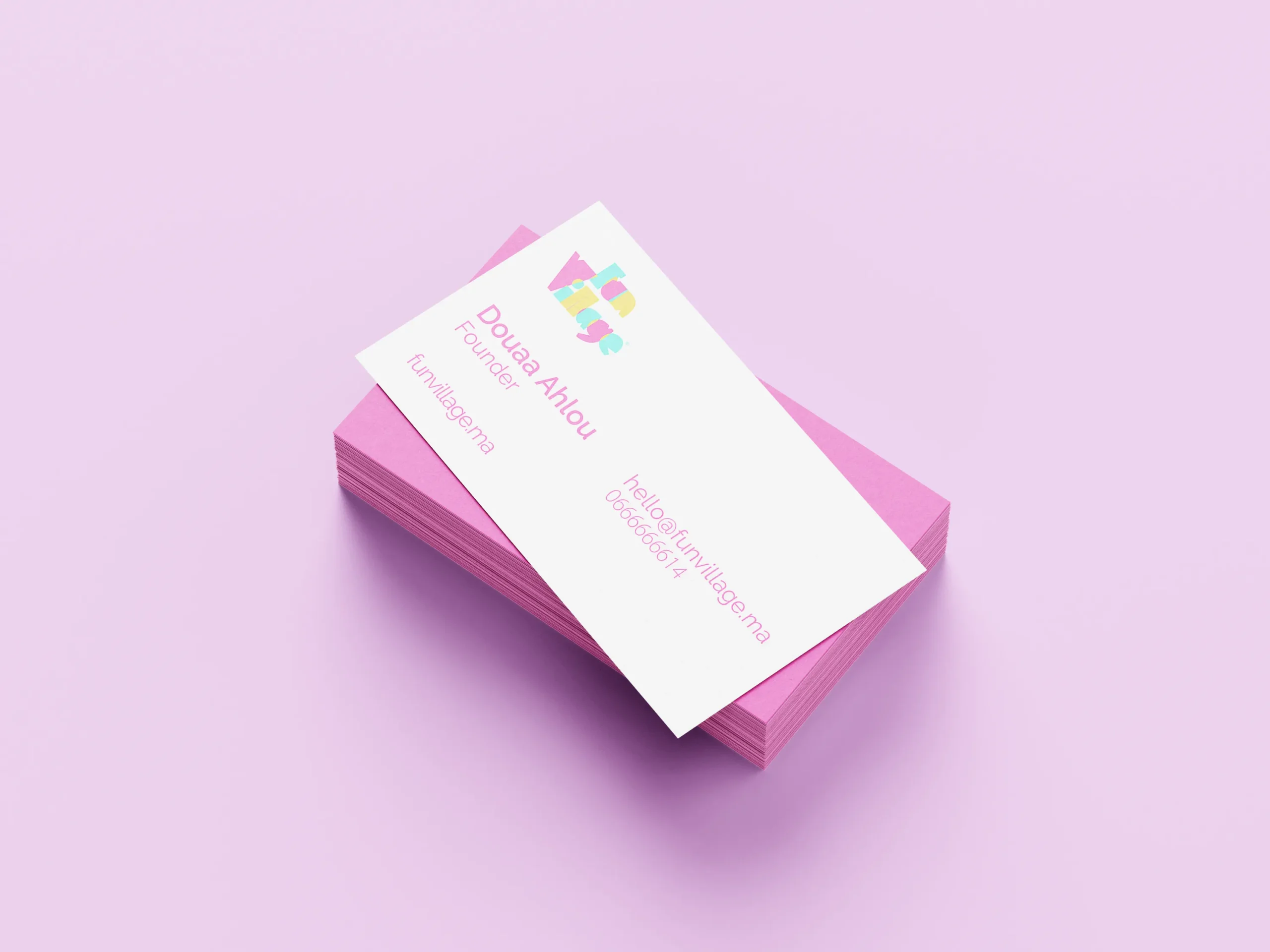 Fun Village Business Card By Amine Farsal Fun Village Business Card By Amine Farsal