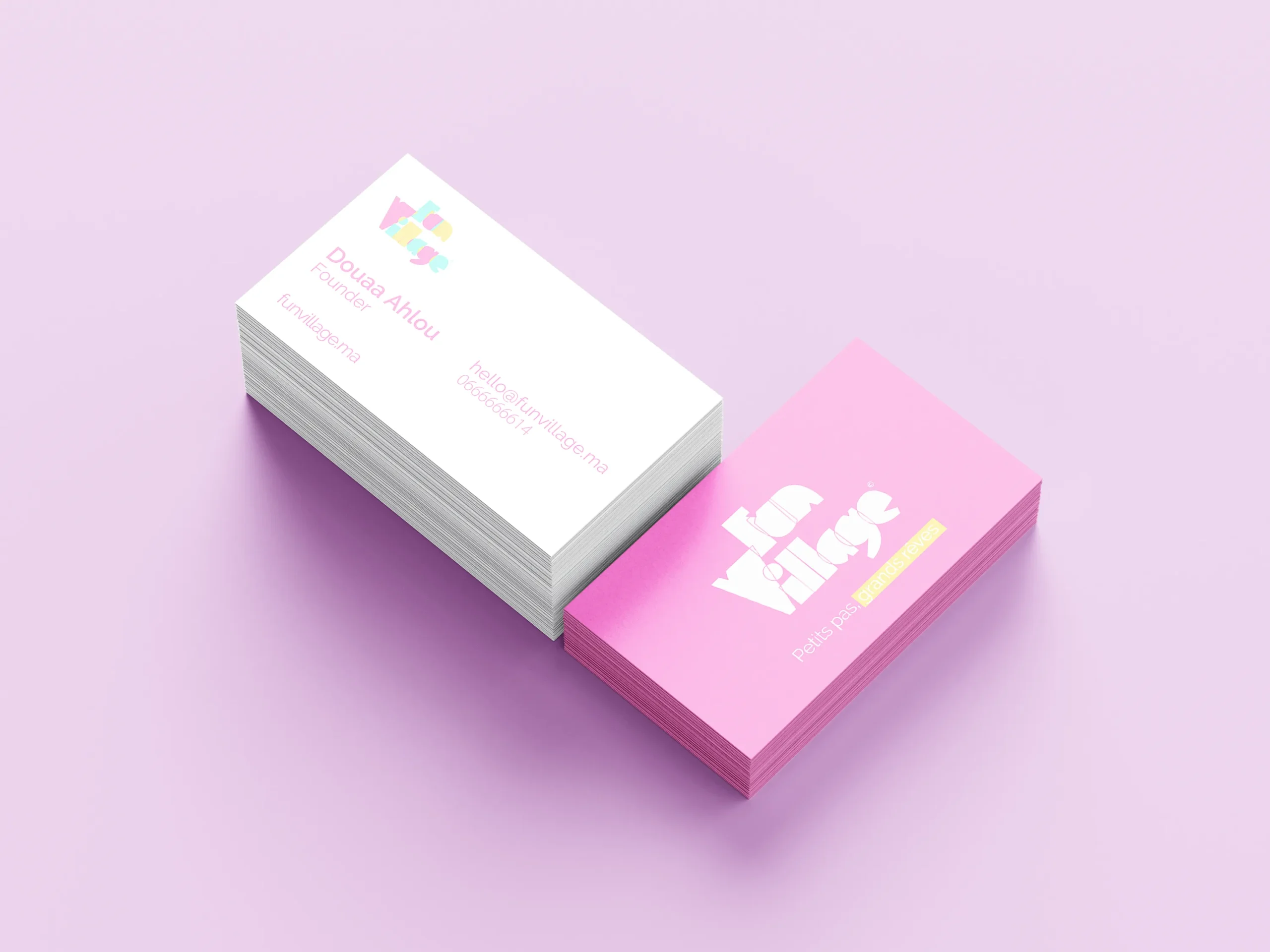 Fun Village Business Card By Amine Farsal Fun Village Business Card By Amine Farsal